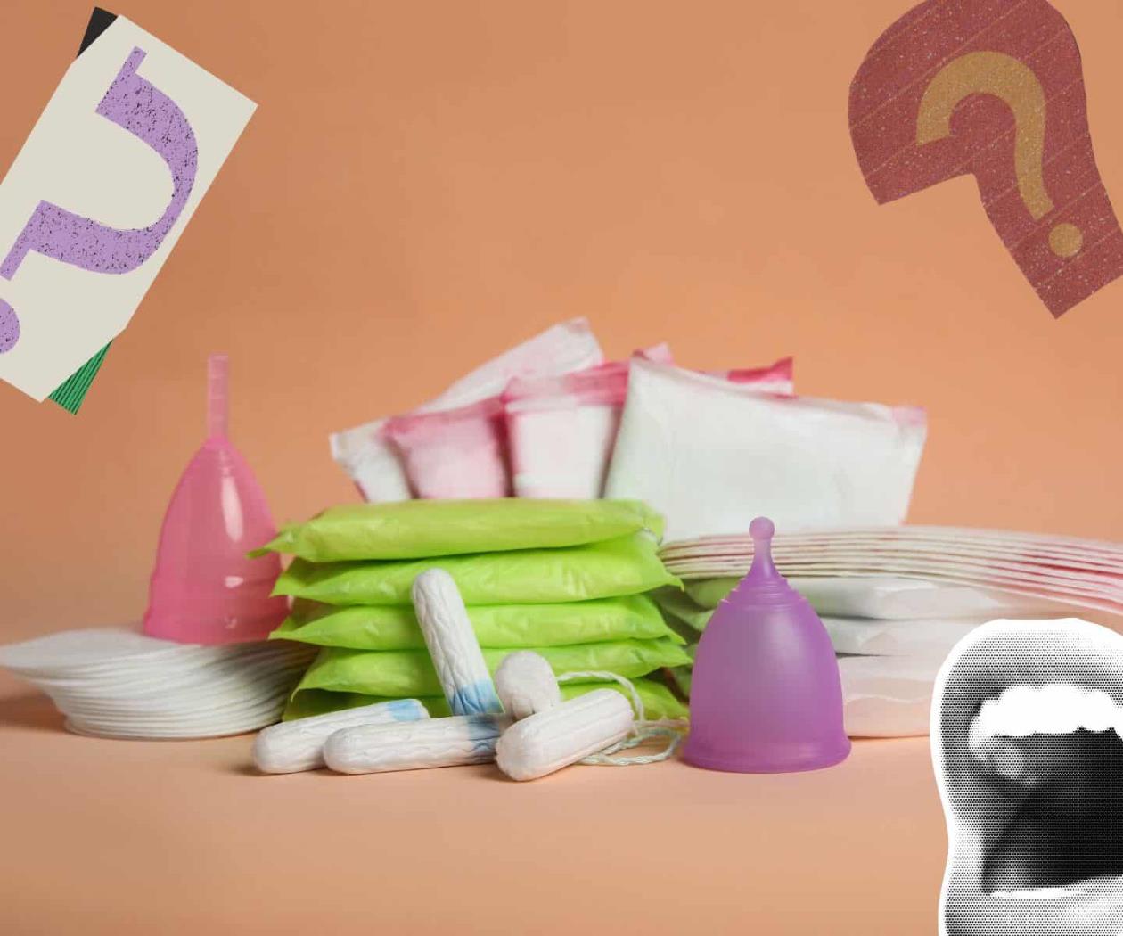 ¿Se usa sangre real para probar productos menstruales?