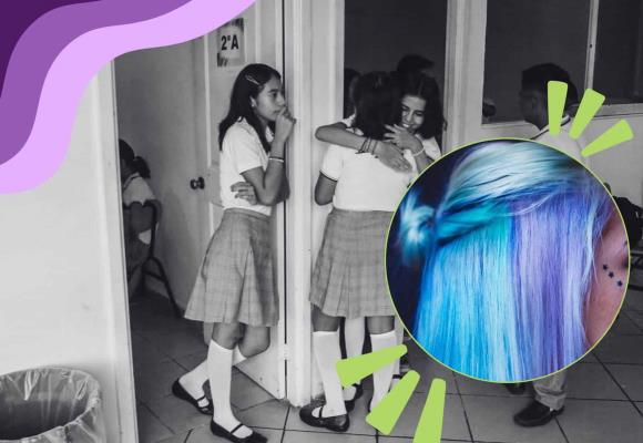 Una alumna gana amparo para llevar su cabello azul
