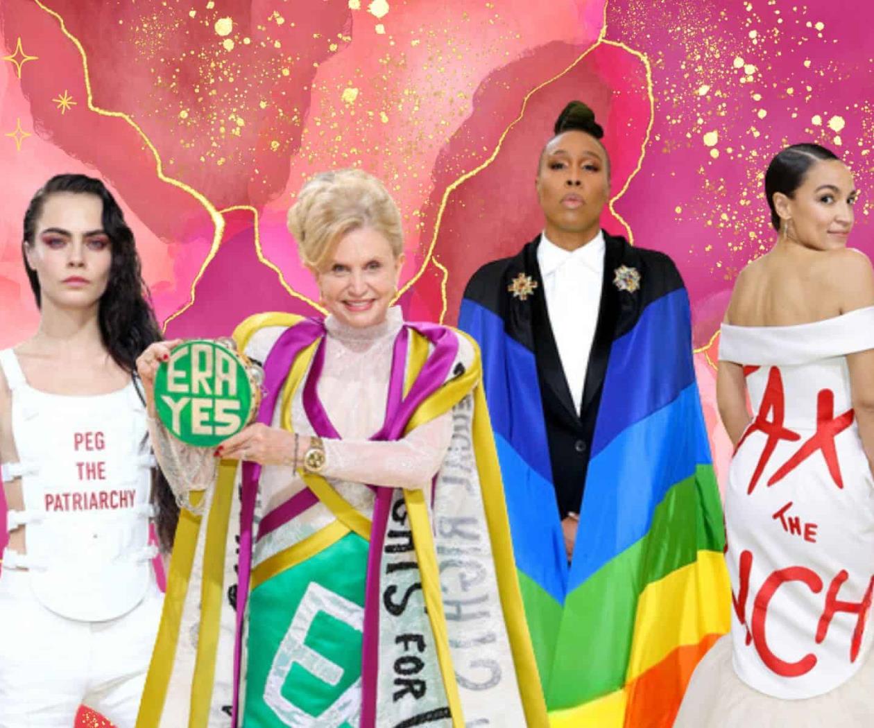 La moda también es política: protestas durante la Met Gala