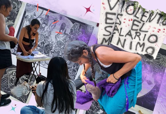 Frente a la violencia machista, la autogestión feminista de las mercaditas Frente a la violencia machista, la autogestión feminista de las mercaditas