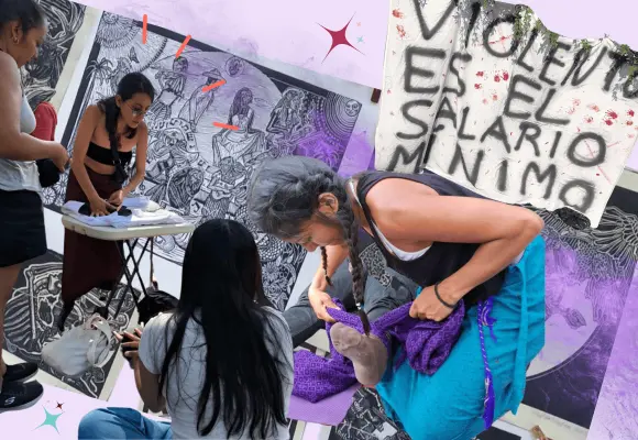 Frente a la violencia machista, la autogesti&oacute;n feminista de las mercaditas