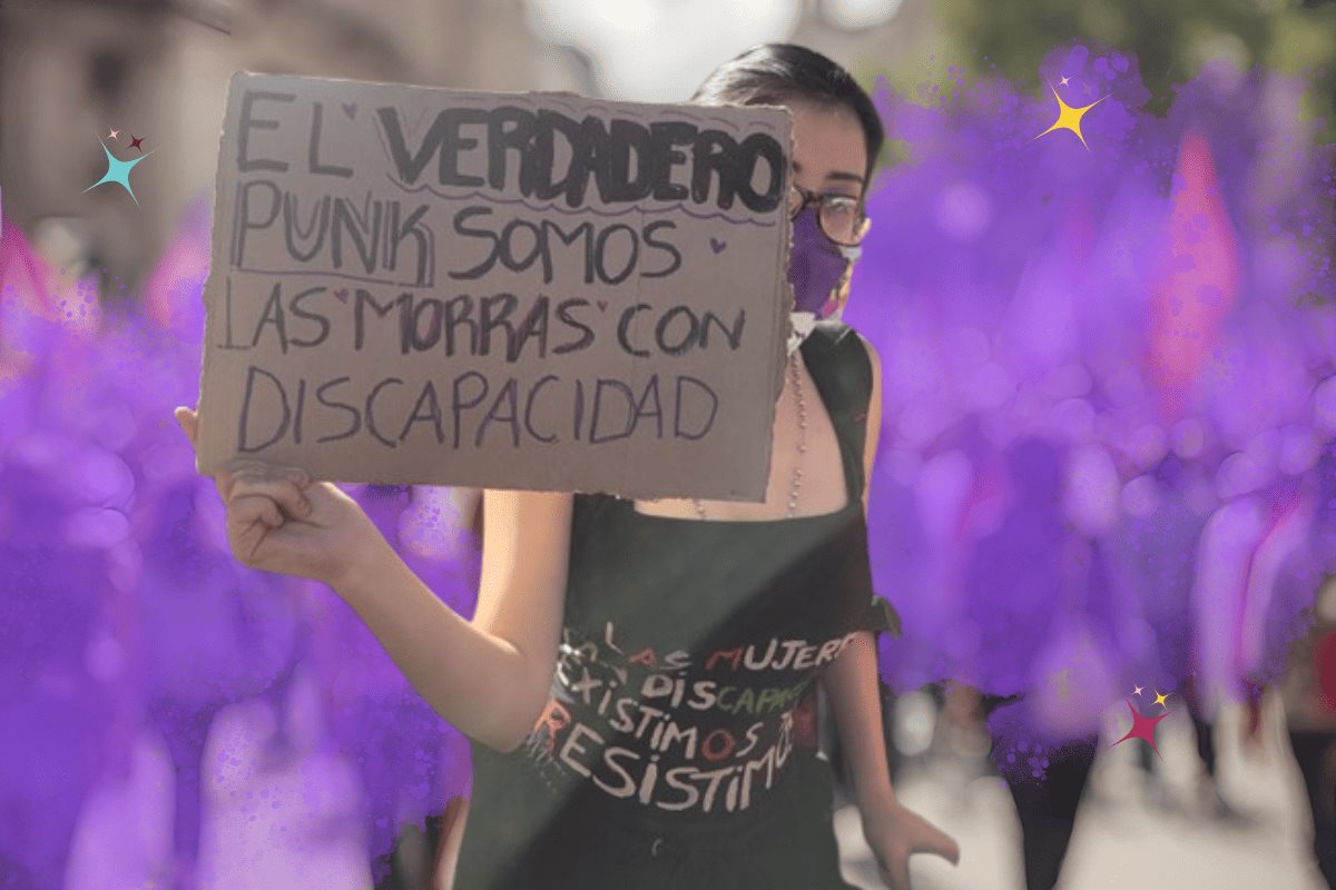 Las mujeres con discapacidad también marchamos Las mujeres con discapacidad también marchamos