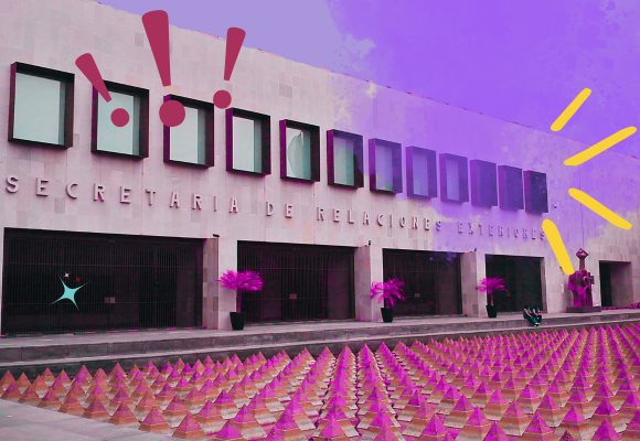 La SRE y el 8M en veda