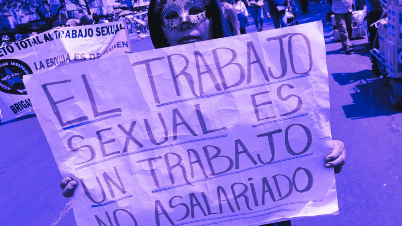 Trabajadoras sexuales demandan reconocimiento a sus derechos laborales