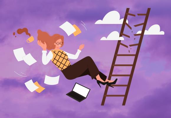 Las escaleras rotas, otra causa de la brecha salarial