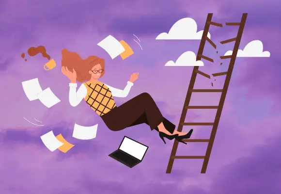 Las escaleras rotas, otra causa de la brecha salarial