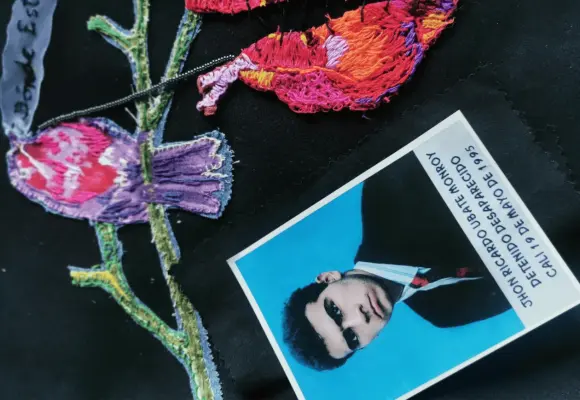 Bordar memoria: la lucha de Sandra Ubaté por encontrar a su hermano