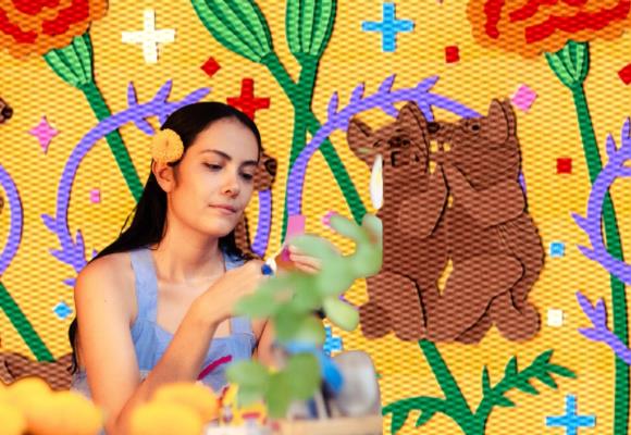 Lucia Sarabia, la ilustradora detrás del Doodle de Día de Muertos