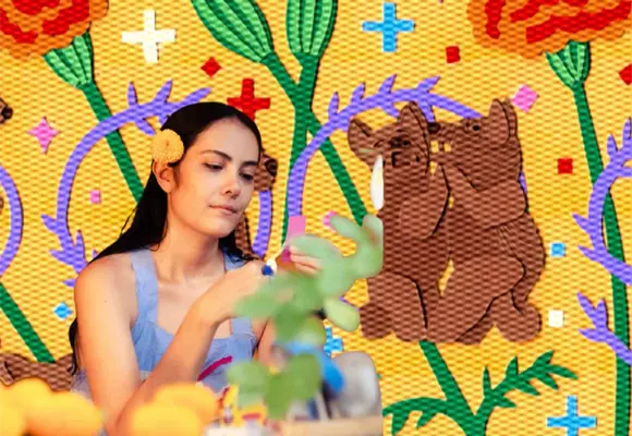 Lucia Sarabia, la ilustradora detrás del Doodle de Día de Muertos