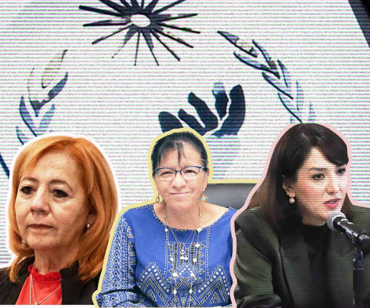 Ellas son las tres mujeres que se perfilan para presidir la CNDH Ellas son las tres mujeres que se perfilan para presidir la CNDH