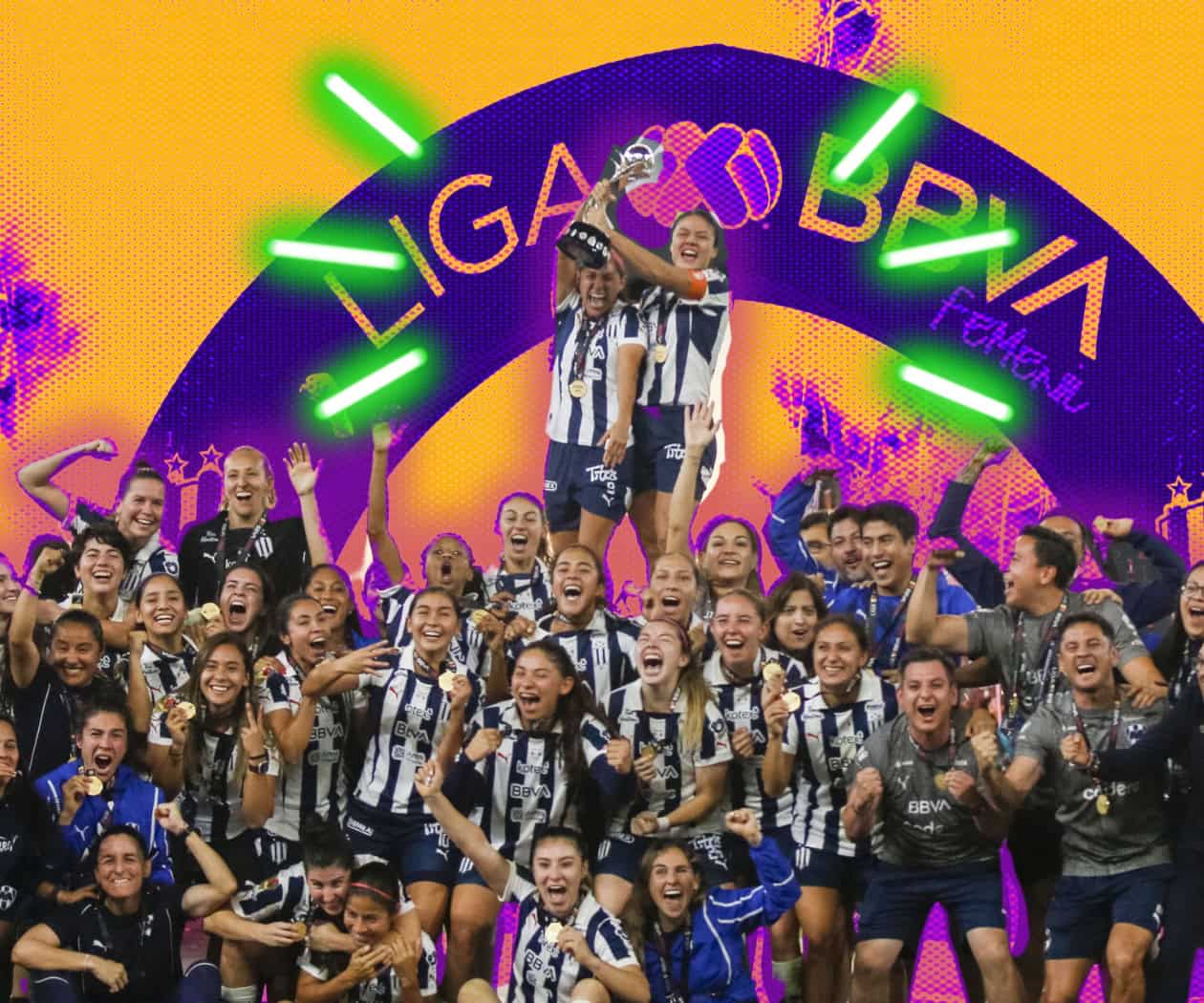 Rayadas: de campeonas a líderes del fútbol femenil en México