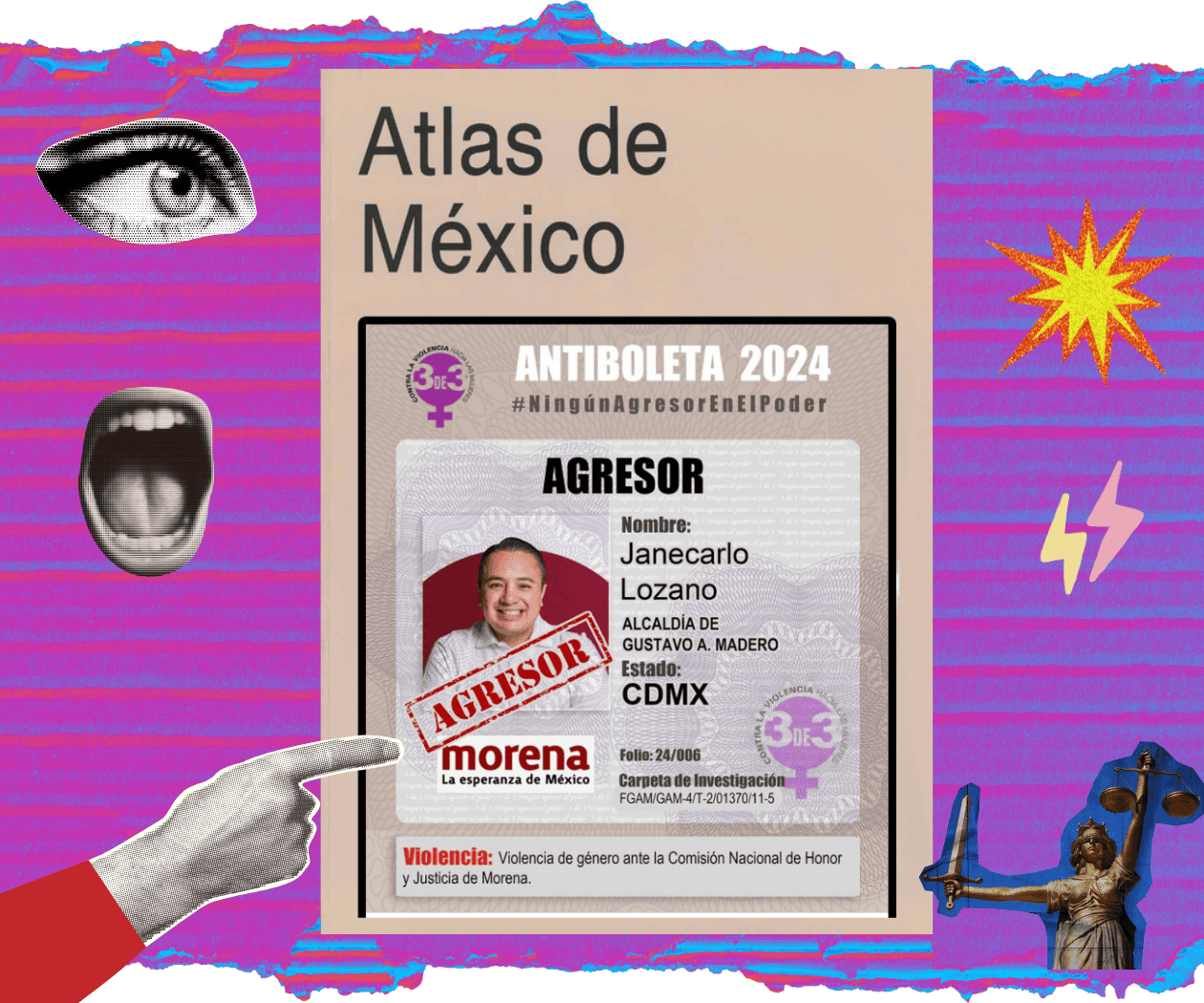 ¡Ni un agresor en el poder! Proponen un Atlas Nacional de Agresores