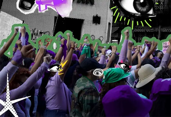 Kilómetros de lucha: el recorrido por las marchas feministas en 2024