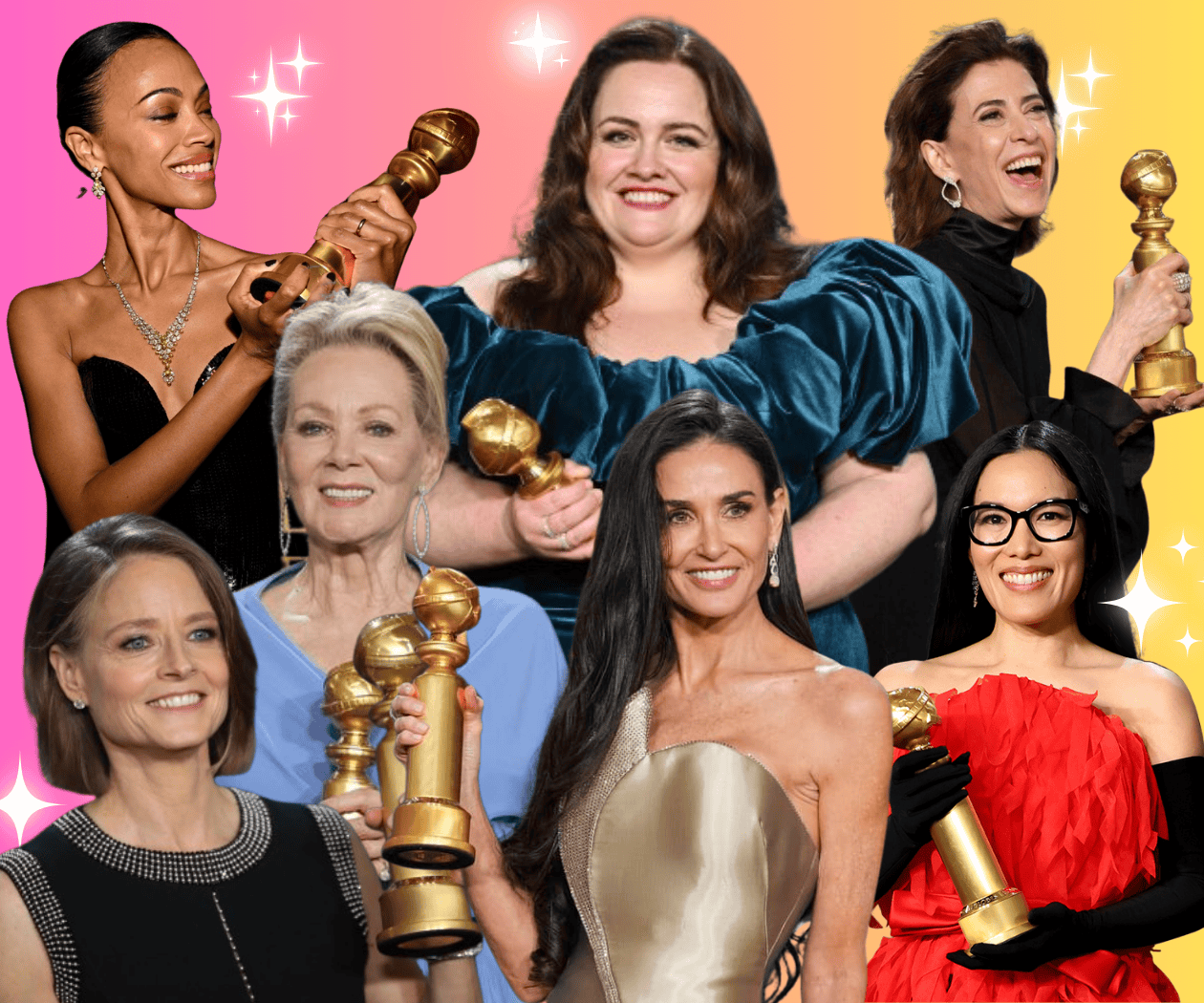 Ellas son las ganadoras de los Golden Globes 2025