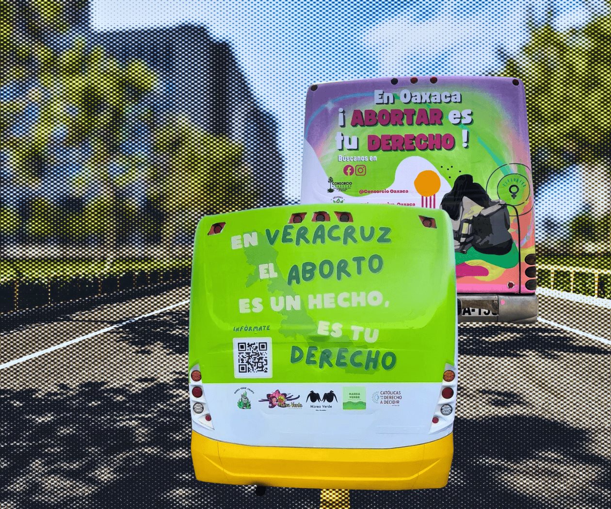 Autobuses informan sobre aborto seguro en Veracruz y Oaxaca Autobuses informan sobre aborto seguro en Veracruz y Oaxaca