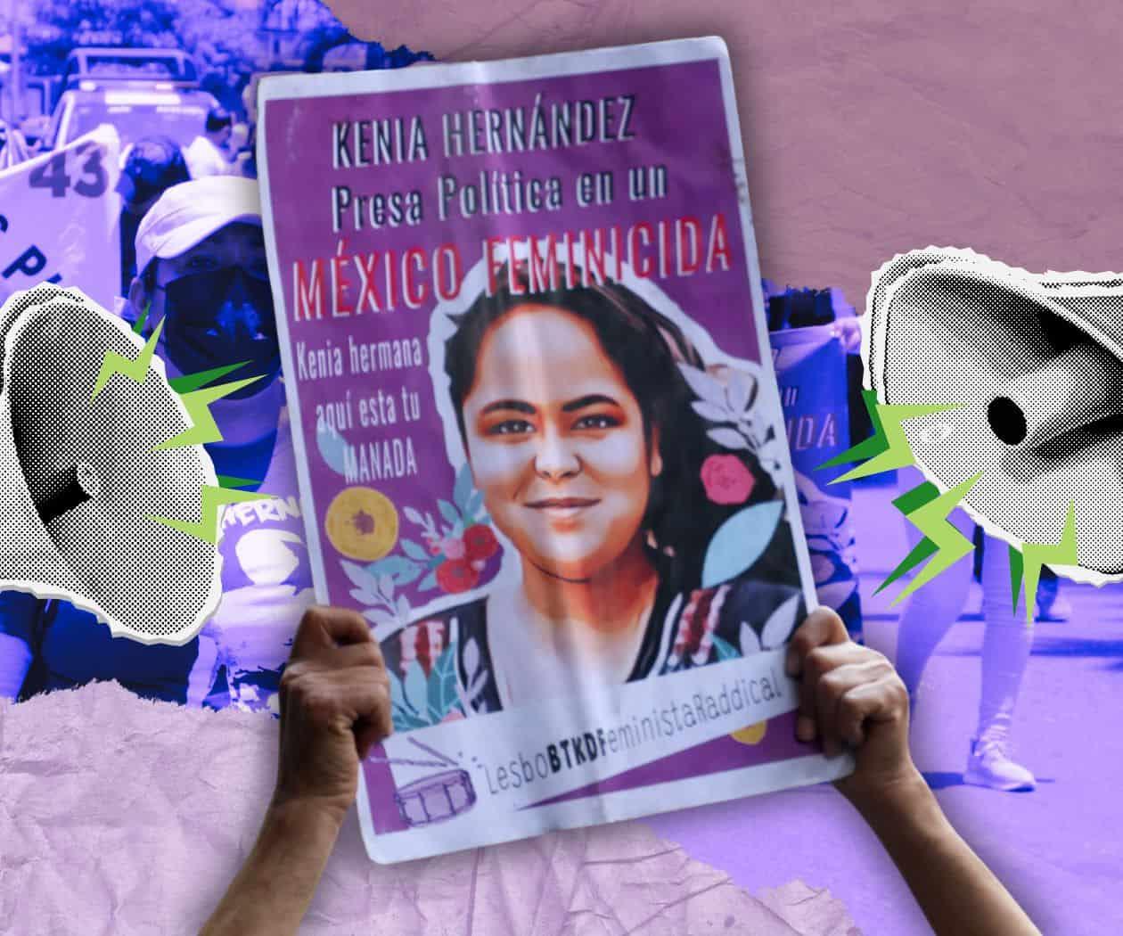 ¿Año de la Mujer Indígena? Marcha del 8M pide liberación de Kenia Hernández