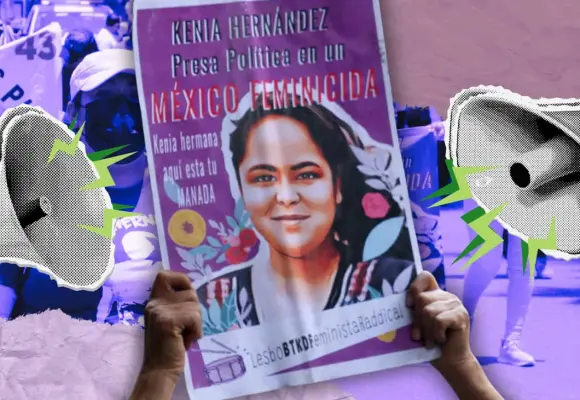¿Año de la Mujer Indígena? Marcha del 8M pide liberación de Kenia Hernández