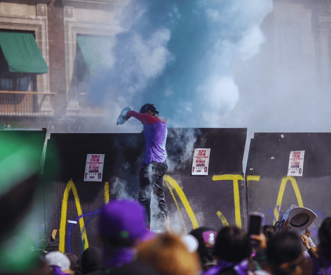 Denuncian represión en las marchas del 8M en al menos 11 estados