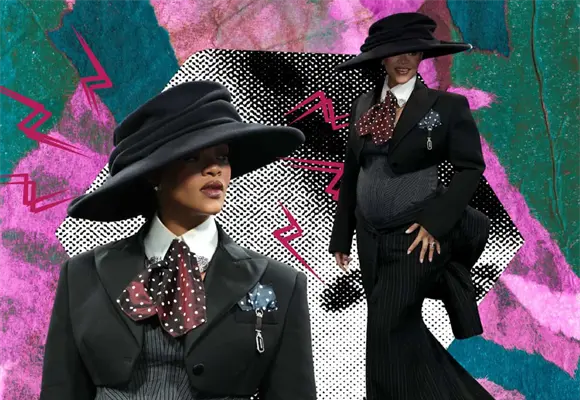 Rihanna redefine la maternidad en la Met Gala 2025