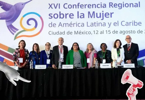 El pacto de cuidados en Tlatelolco se aprueba entre protestas por Palestina