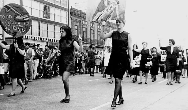 Foto: Mujeres en el 68. Foto: Mujeres en el 68.