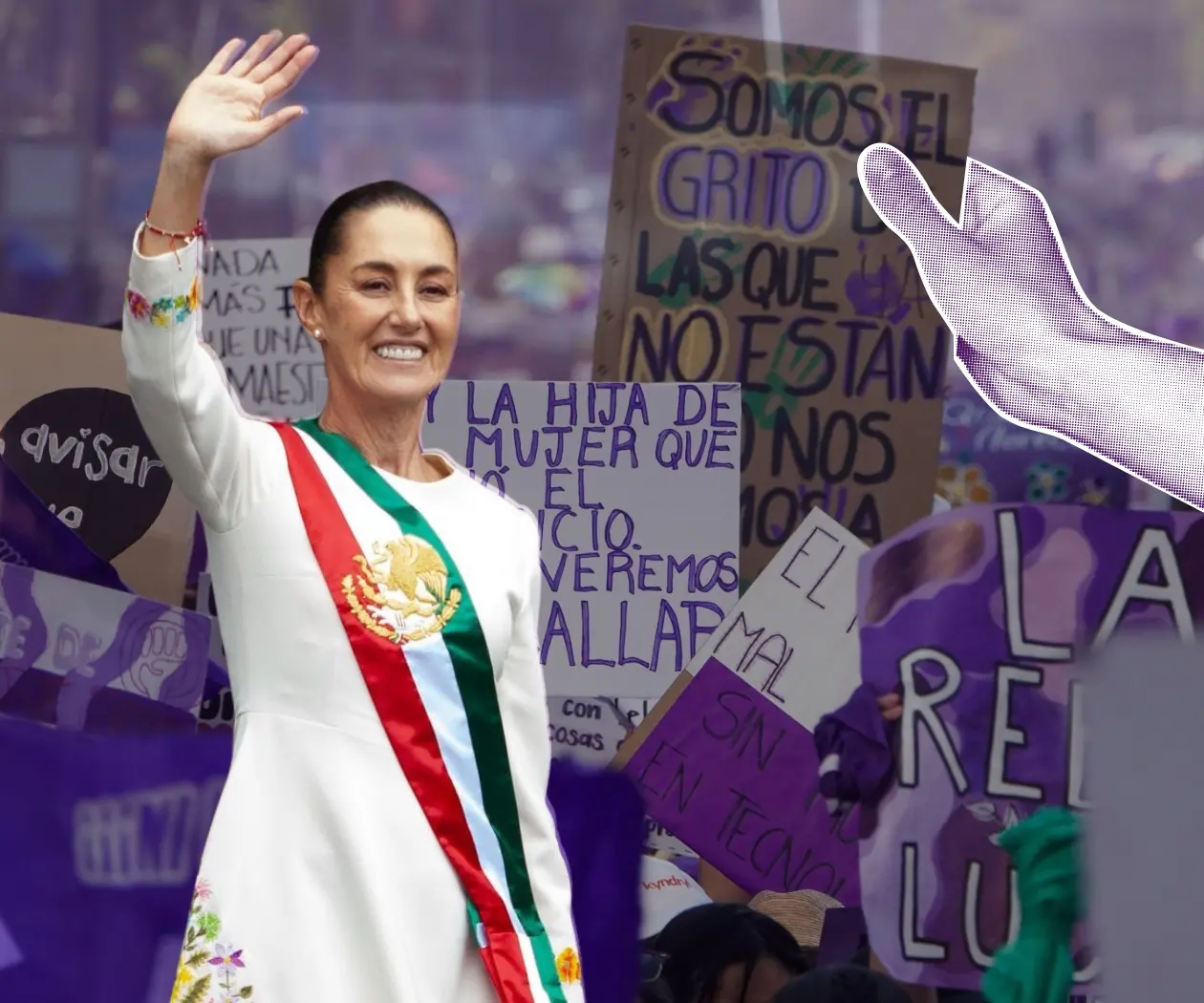 Sheinbaum rinde informe, igualdad sustantiva no toca la realidad