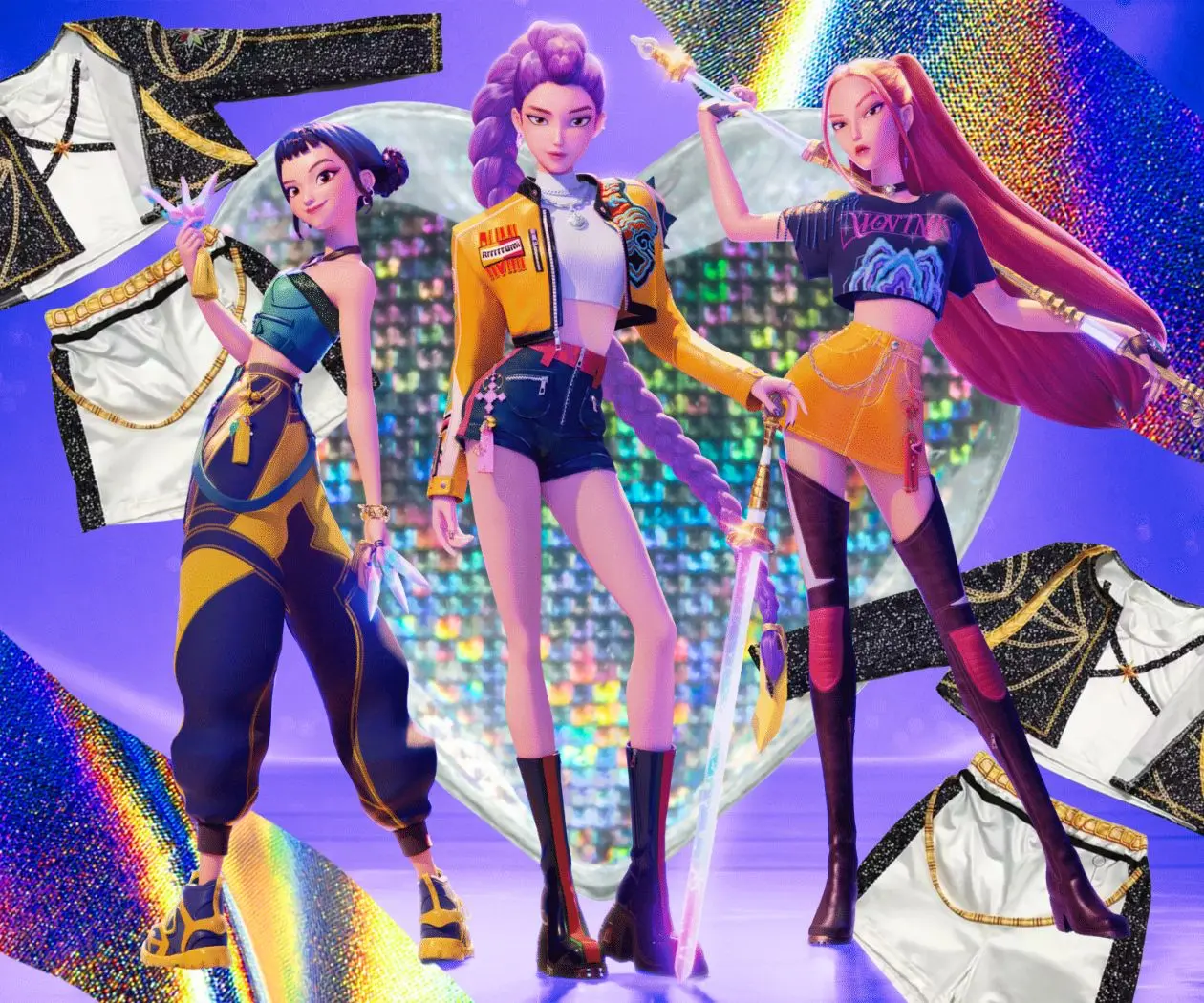 Así puedes recrear el disfraz de Las Guerreras K-pop este Halloween Así puedes recrear el disfraz de Las Guerreras K-pop este Halloween