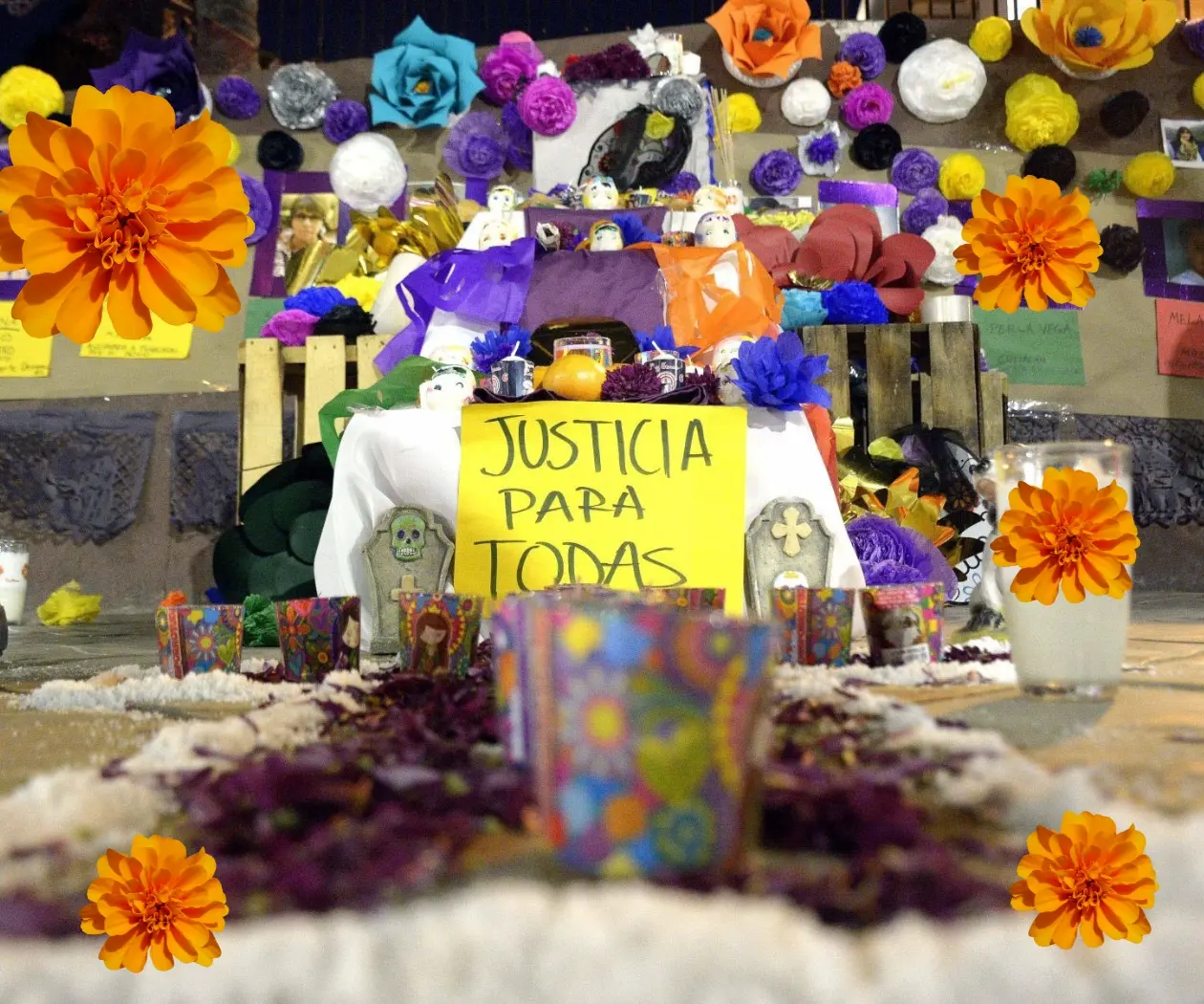 Altar Nacional por Víctimas de Feminicidio exige justicia en 11 estados