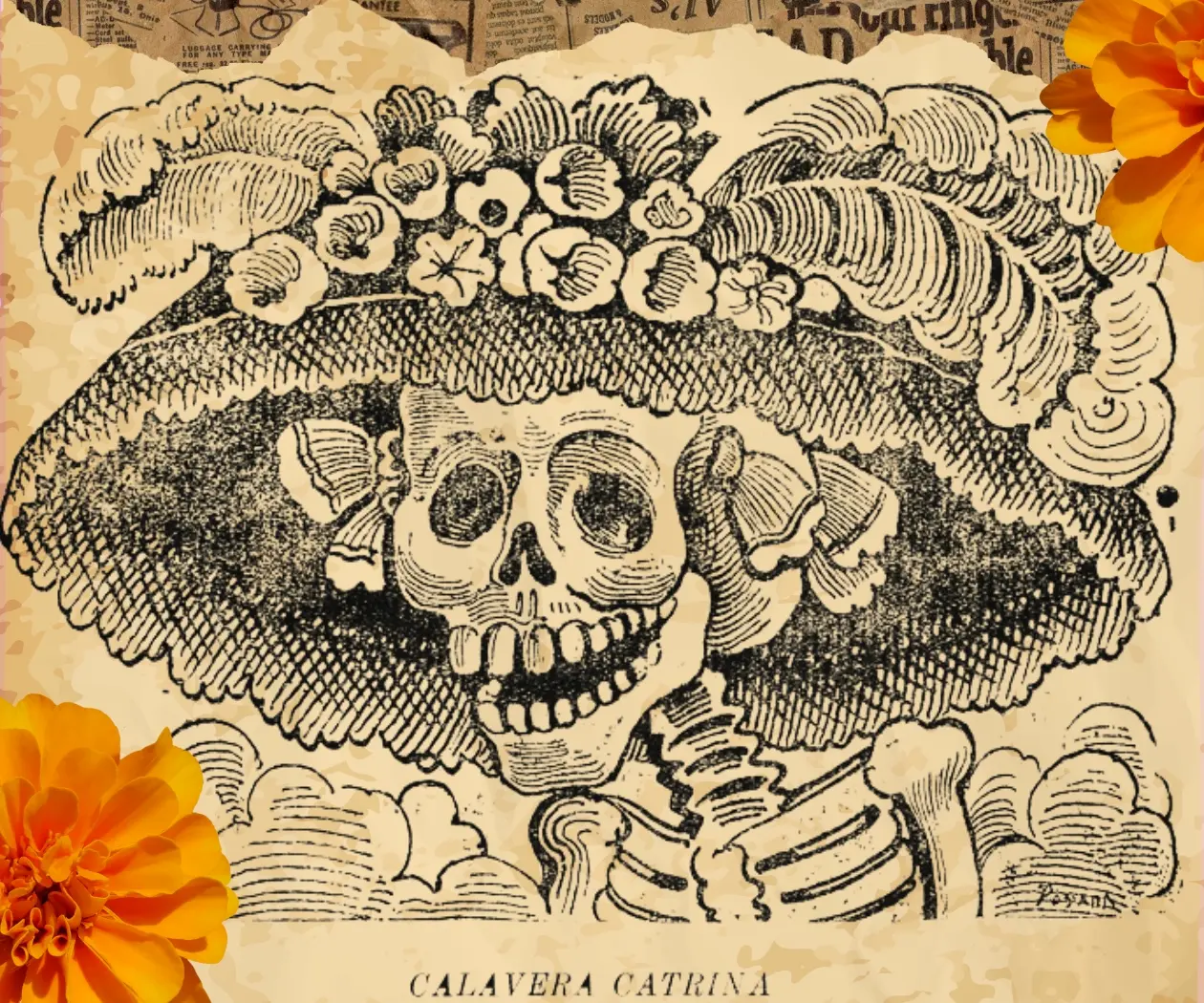 El origen racista de La Catrina que quedó borrado en la tradición El origen racista de La Catrina que quedó borrado en la tradición