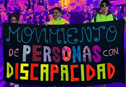 Movimiento de Discapacidad exige en CDMX cuidados y dignidad plena Movimiento de Discapacidad exige en CDMX cuidados y dignidad plena