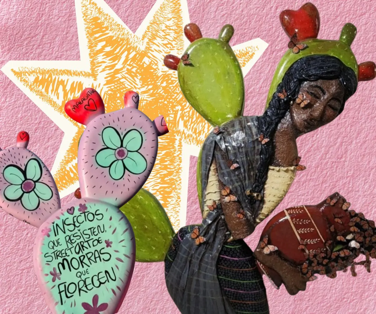 “Nopalera en el Corazón” llega al Zócalo con arte y mirada feminista