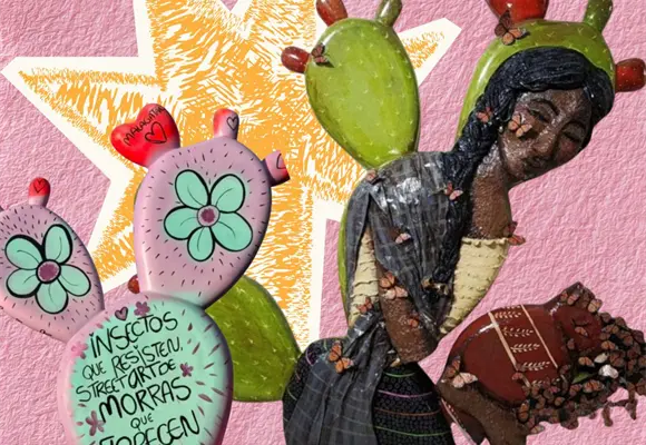 "Nopalera en el Coraz&oacute;n" llega al Z&oacute;calo con arte y mirada feminista