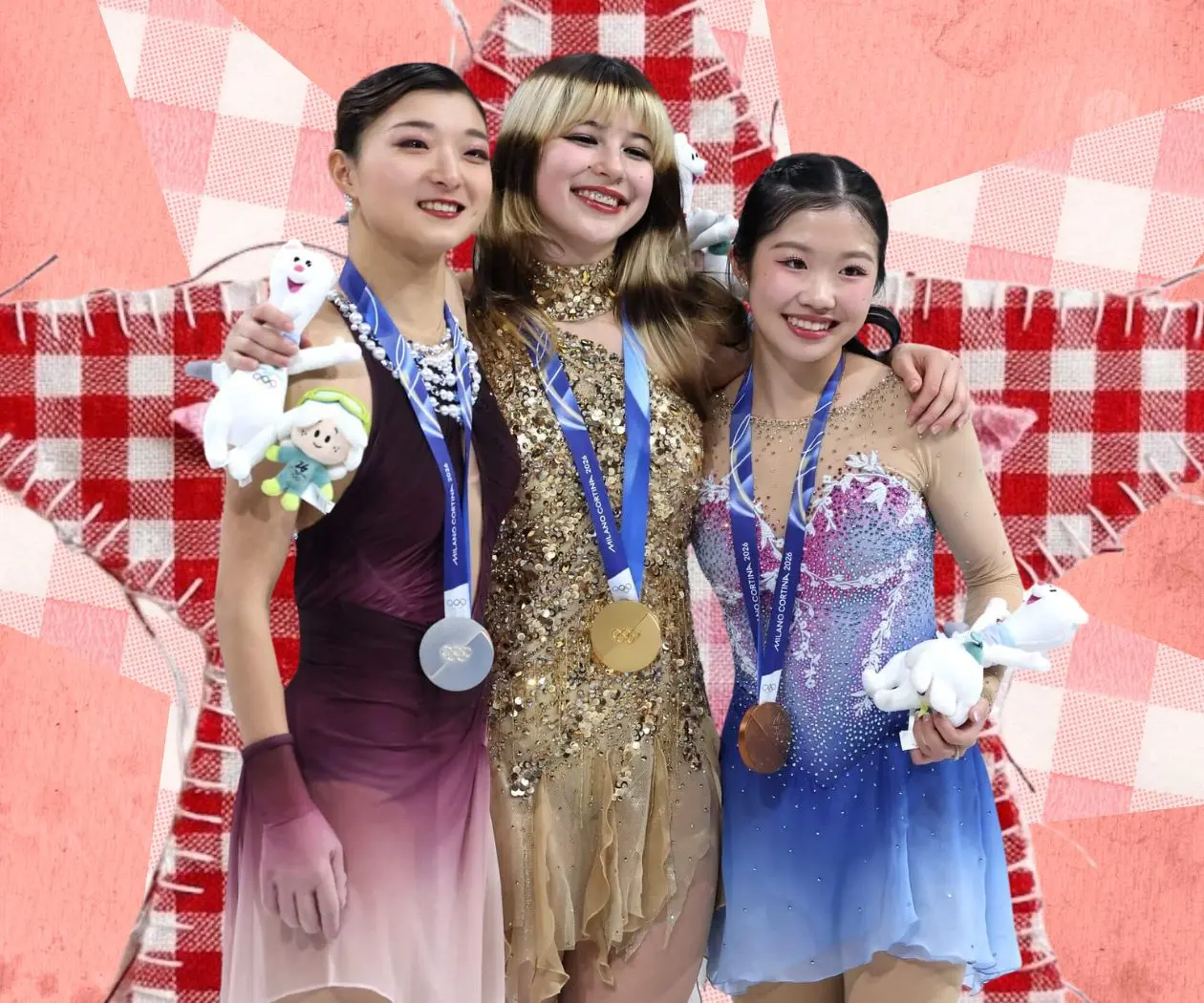 Liu, Sakamoto y Nakai: podio histórico en patinaje sobre hielo Liu, Sakamoto y Nakai: podio histórico en patinaje sobre hielo