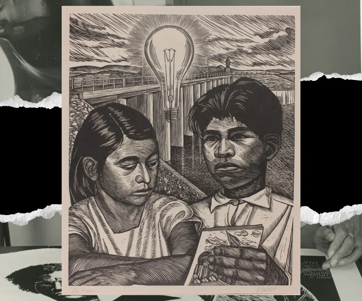 Elizabeth Catlett; La Presa, 1952