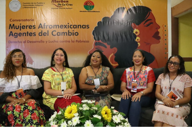 Congreso del Estado de Guerrero. (2024). Mujeres afromexicanas en el Conversatorio “Mujeres Afromexicanas, Agentes del Cambio, Derecho al Desarrollo y Lucha Contra la Pobreza” . Congreso del Estado de Guerrero. Congreso del Estado de Guerrero. (2024). Mujeres afromexicanas en el Conversatorio “Mujeres Afromexicanas, Agentes del Cambio, Derecho al Desarrollo y Lucha Contra la Pobreza” . Congreso del Estado de Guerrero.